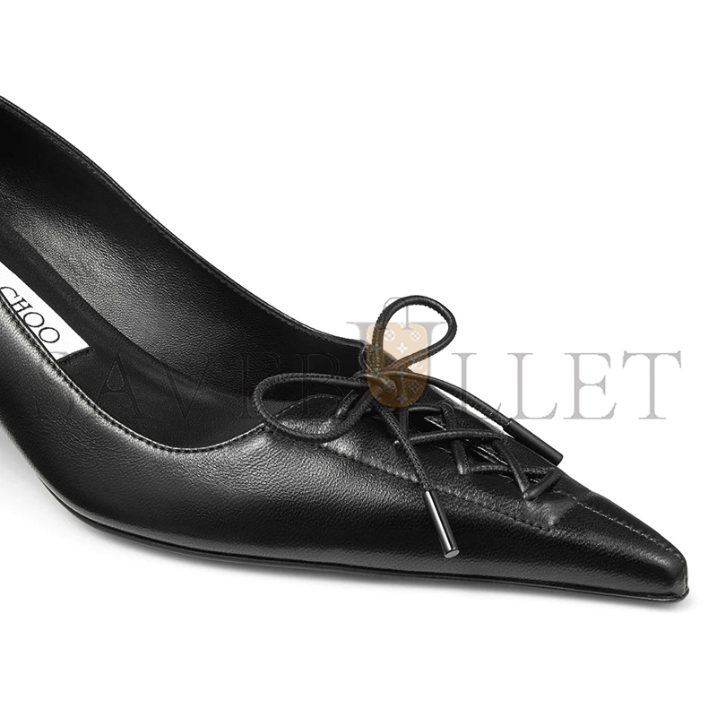 Ji*y Ch* scarlett 50 black nappa leather pumps scarlett50nap